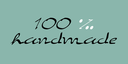 Elegant Hand Script Font Poster 1