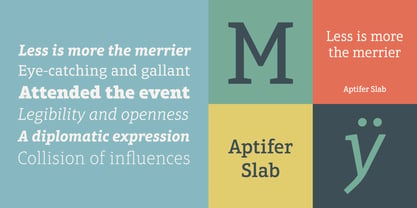 Aptifer Slab Font Poster 2