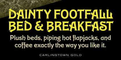 Carlingtown Font Poster 1