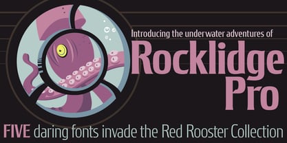 Rocklidge Pro Font Poster 6