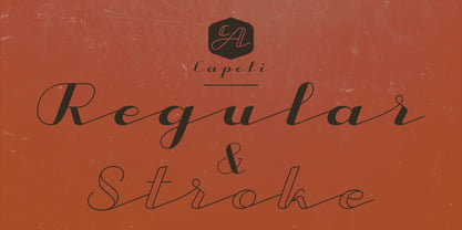 CA Capoli Font Poster 7