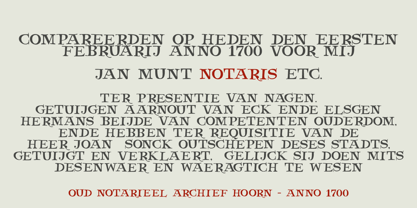 Notaris Font Poster 5