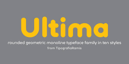 Ultima Font Poster 1