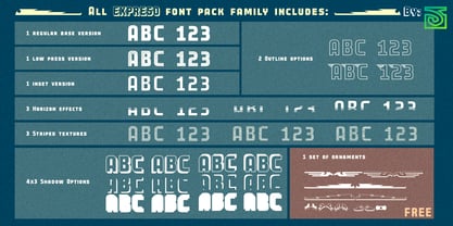 Expreso Font Poster 6