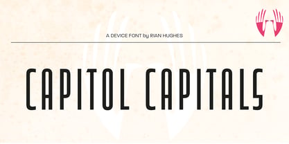 Capitol Capitals Font Poster 2