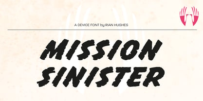 Mission Sinister Font Poster 1