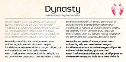 Dynasty Fuente Póster 2