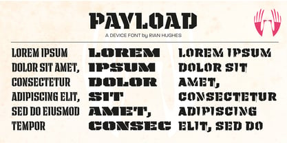 Payload Font Poster 5