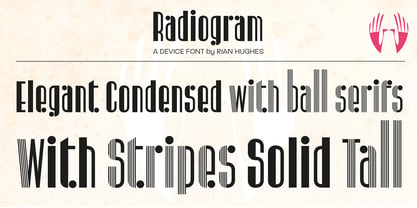 Radiogram Font Poster 4