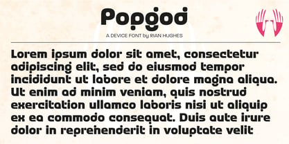 Popgod Font Poster 2