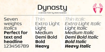 Dynasty Font Poster 4