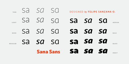 Sana Sans Font Poster 3