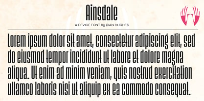 Ainsdale Font Poster 4