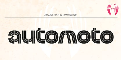 Automoto Font Poster 4