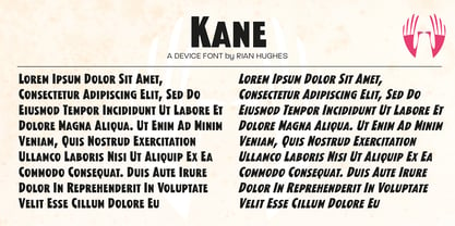 Kane Font Poster 4