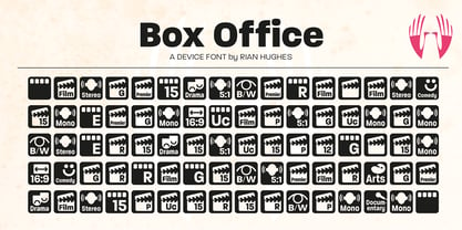 Box Office Font Poster 2