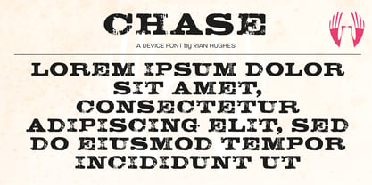 Chase Font Poster 3