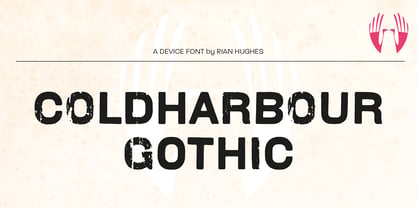 Coldharbour Gothic Font Poster 2