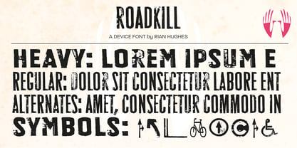 Roadkill Font Poster 12