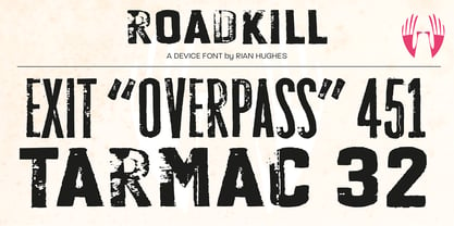 Roadkill Font Poster 11