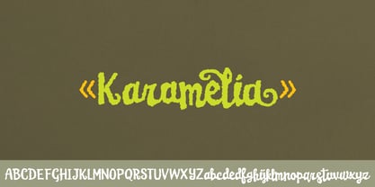 Karamelia Font Poster 1
