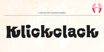 Klickclack Font Poster 1