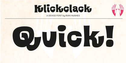 Klickclack Fuente Póster 3