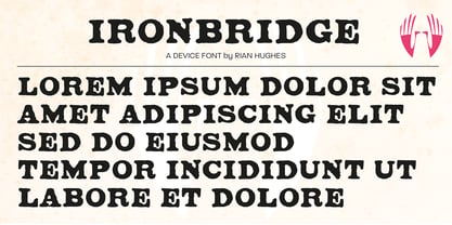 Ironbridge Font Poster 3