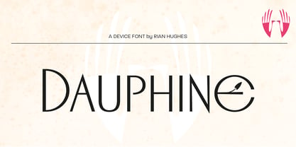 Dauphine Font Poster 5