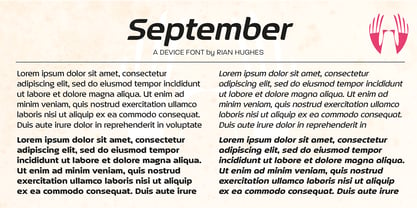 September Font Poster 3