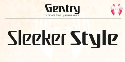 Gentry Font Poster 3