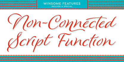 Winsome Font Poster 5