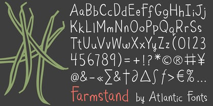 Farmstand Font Poster 1