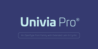 Univia Pro Fuente Póster 1