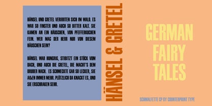 Schmalfette CP Font Poster 6