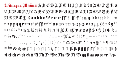 Wittingau Font Poster 11