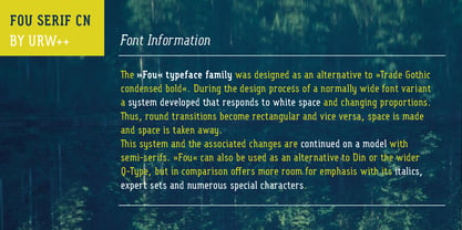 Fou Serif CN Font Poster 3