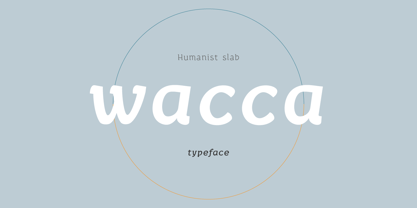 Wacca Font Poster 1