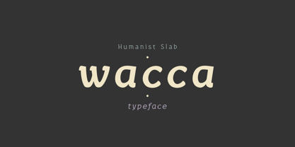 Wacca Font Poster 6