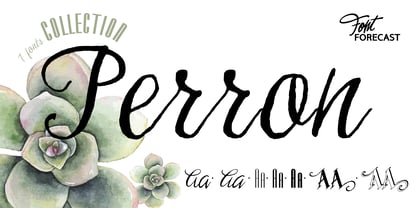 Perron Font Poster 1