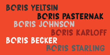 Boris Brush Font Poster 3