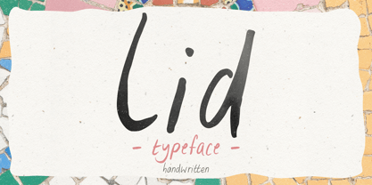 Lid Font Poster 1