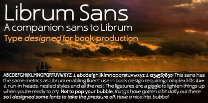 Librum Sans Font Poster 1
