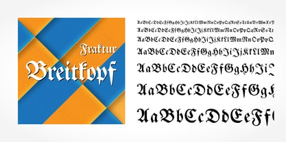 Breitkopf Fraktur Pro Fuente Póster 5