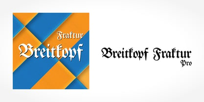 Breitkopf Fraktur Pro Police Poster 1