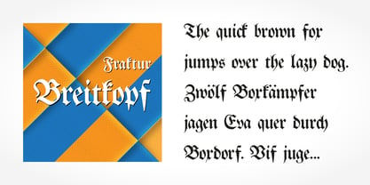 Breitkopf Fraktur Pro Font Poster 4