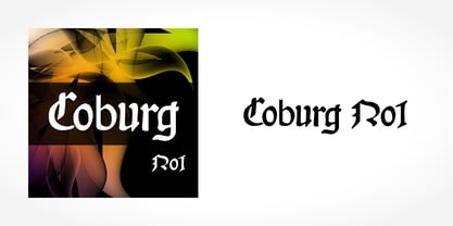 Coburg No1 Font Poster 1