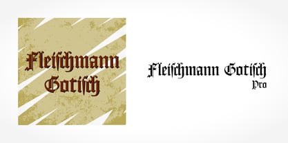 Fleischmann Gotisch Pro Font Poster 1