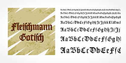 Fleischmann Gotisch Pro Font Poster 5