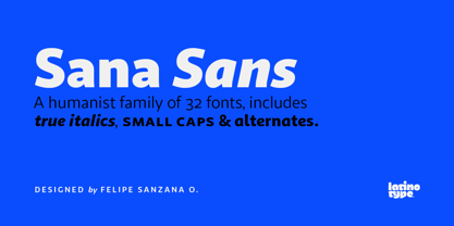 Sana Sans Font Poster 1